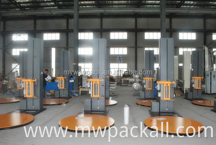 Wooden pallet wrapper with factory price for sale/ exported stretch film wrapping machine